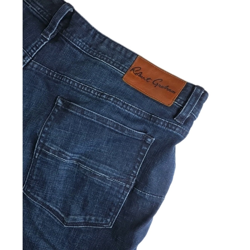 Robert Graham Selvedge Classic Jeans Men's Size 40 Distressed Denim